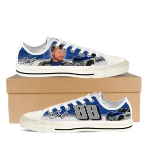dale earnhardt jr nascar ladies low cut sneakers