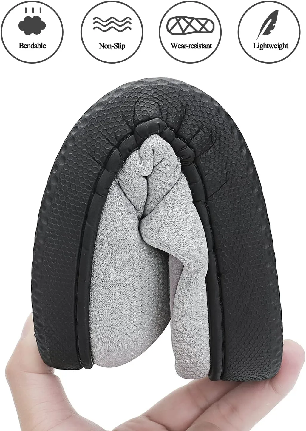Dannto Womens Mens Memory Foam Slippers House Slide Sandals Bedroom Home Indoor Cozy Closed Toe Shoes