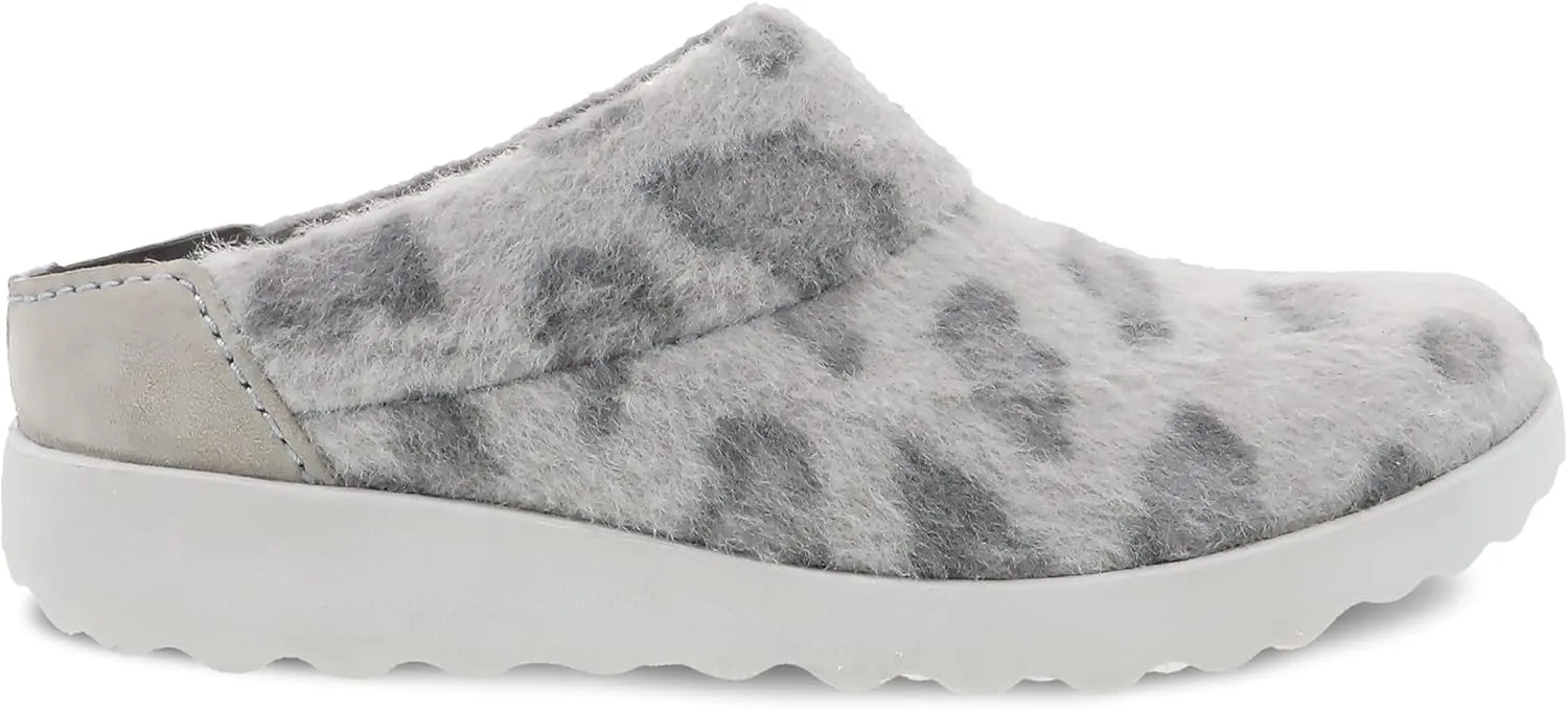 Dansko Women's Lucie Wool Slipper with Outdoor Sole and Arch Support