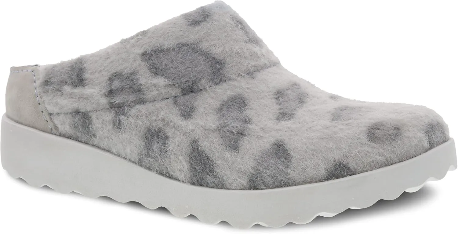 Dansko Women's Lucie Wool Slipper with Outdoor Sole and Arch Support