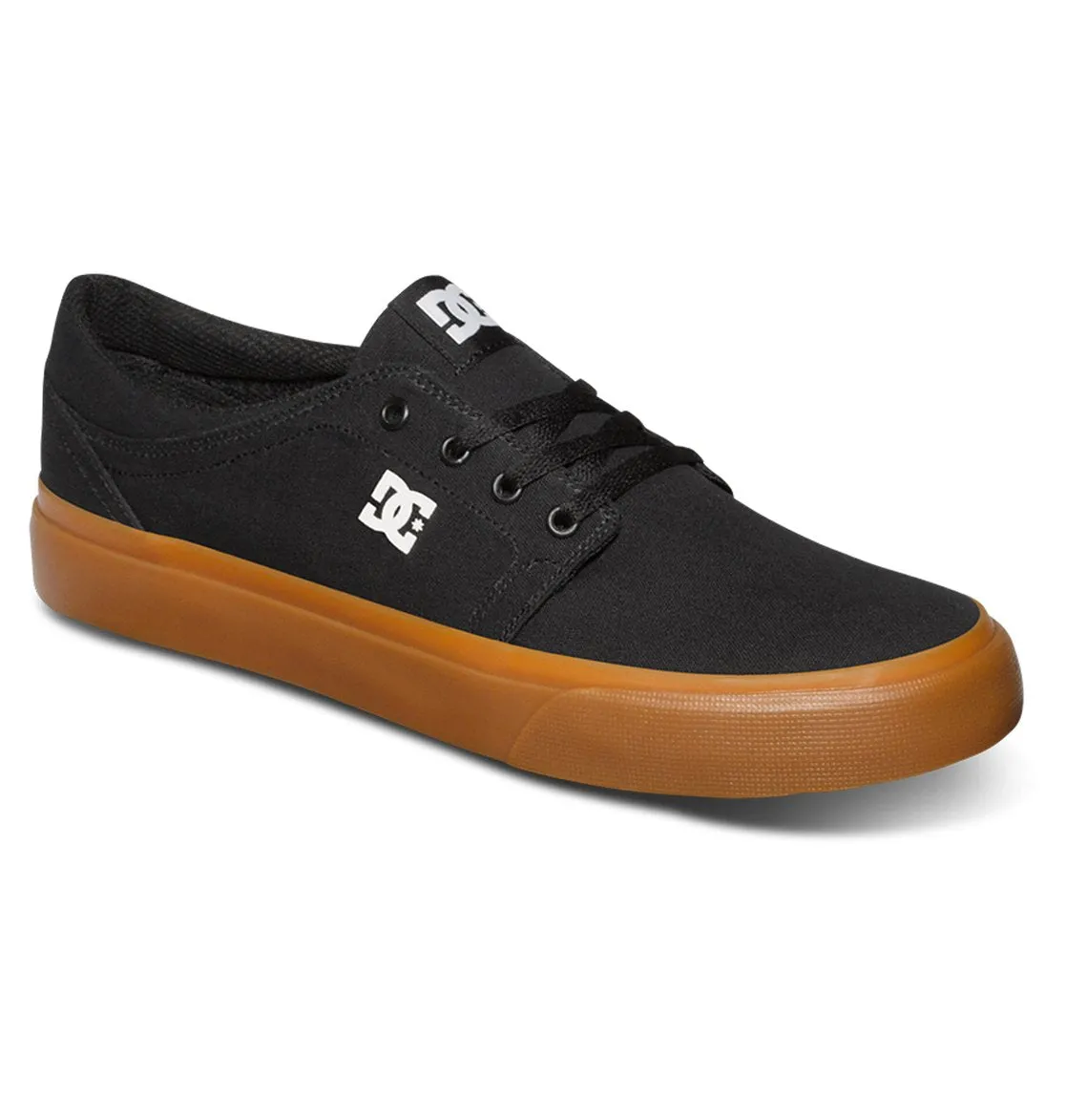 DC SHOES TRASE TX BLACK GUM TRAINERS