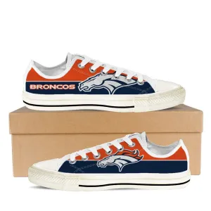 denver broncos mens low cut sneakers cut 1