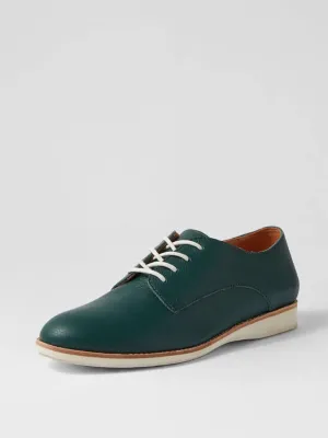 Derby Super Soft Shoes - DEEP GREEN