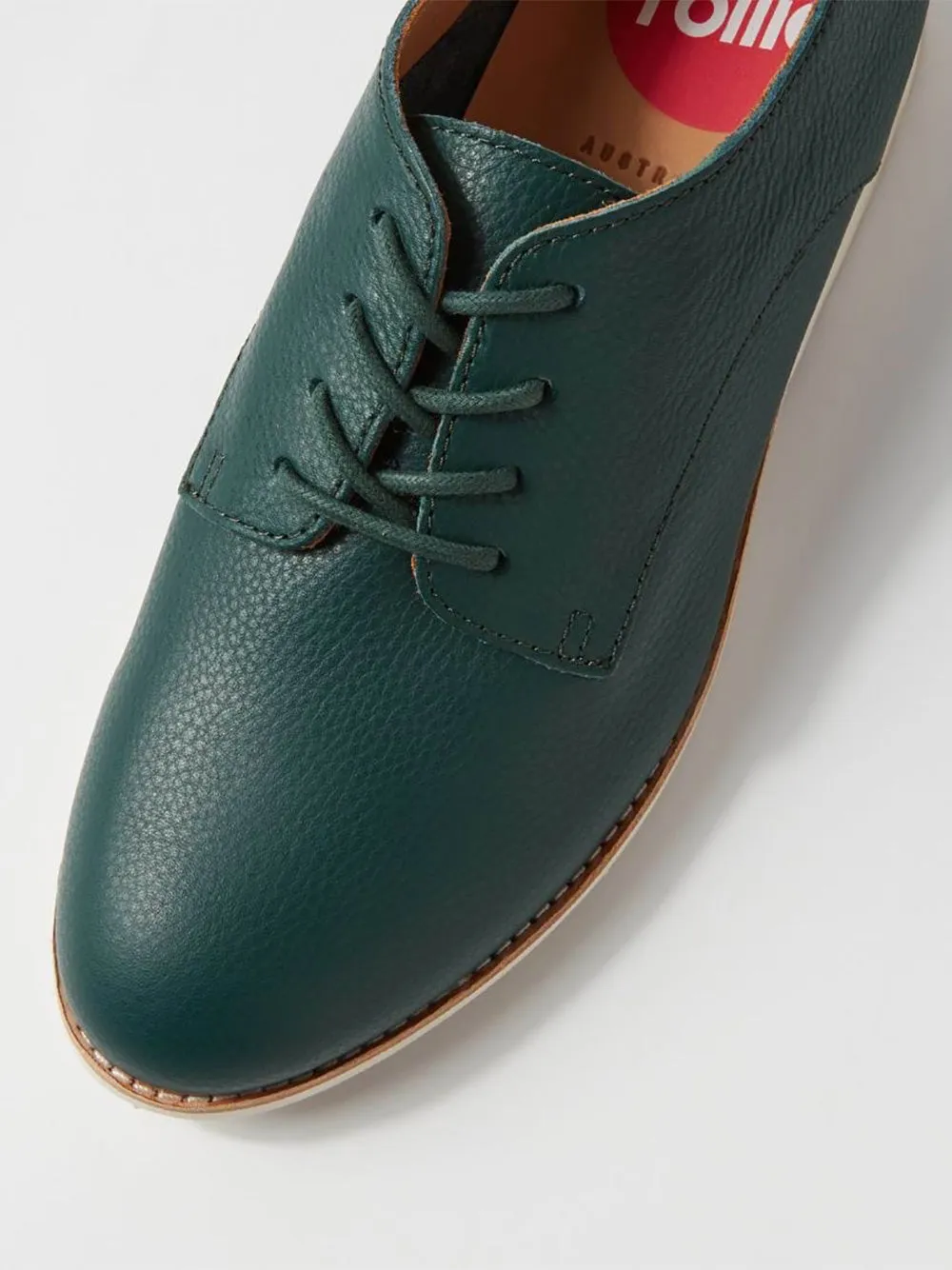 Derby Super Soft Shoes - DEEP GREEN