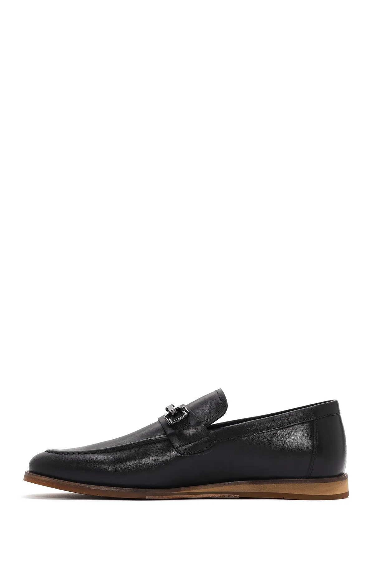 Derimod Black Erkek Siyah Deri Loafer