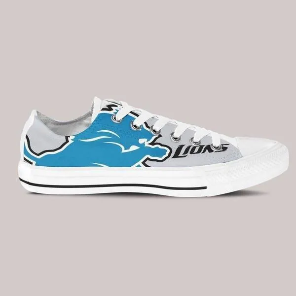 detroit lions ladies low cut sneakers