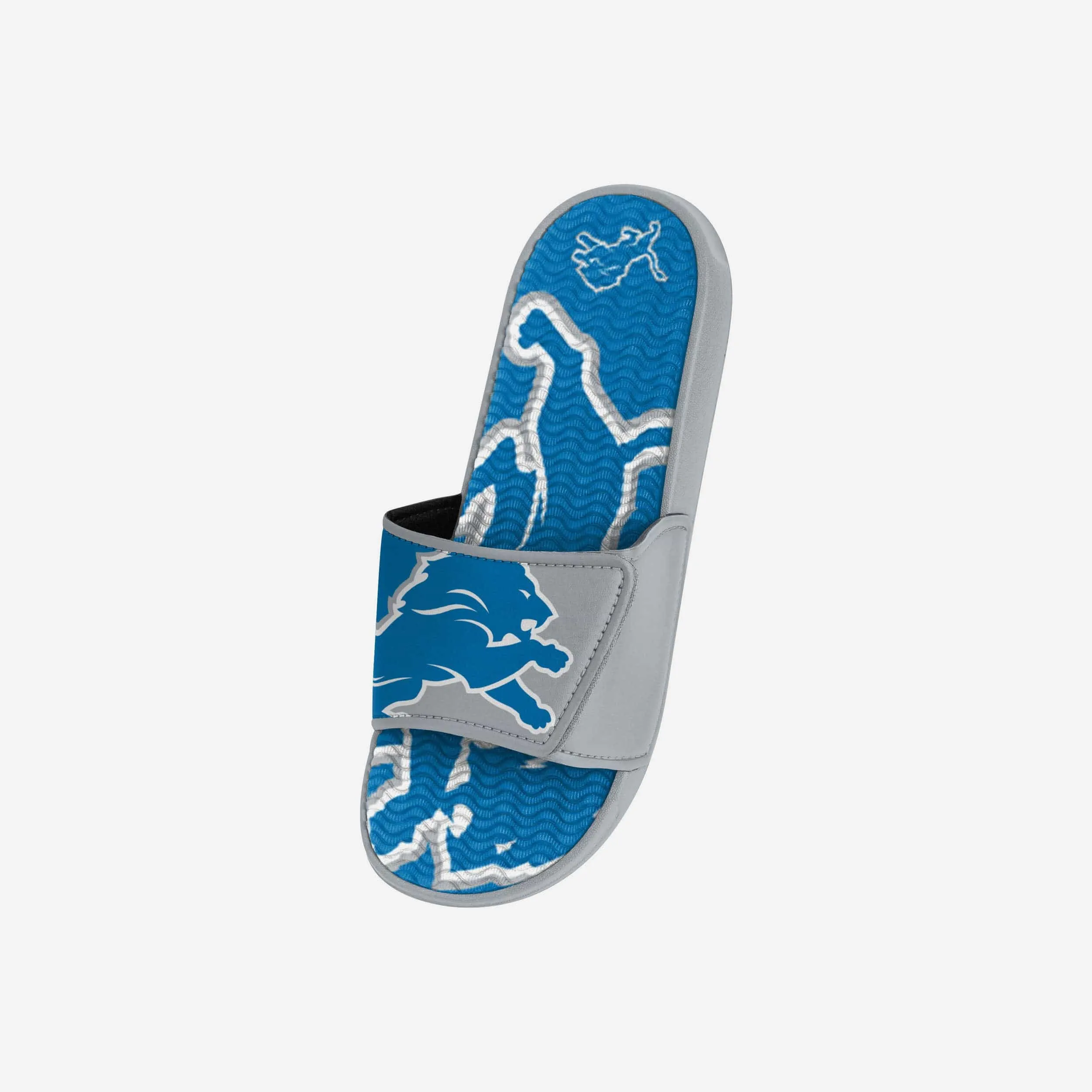 Detroit Lions Youth Colorblock Big Logo Gel Slide