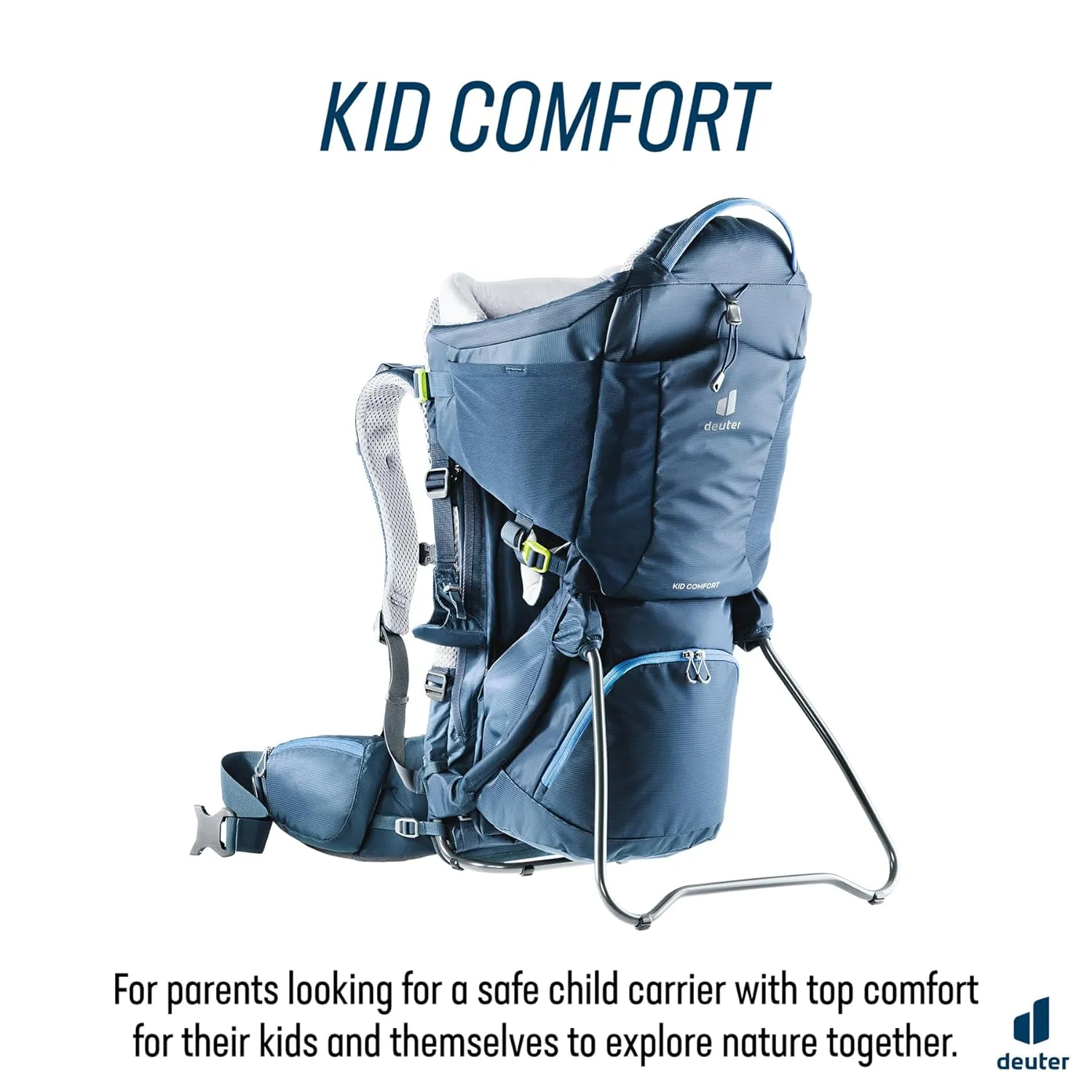 Deuter Kid Comfort Child Carrier and Backpack - Midnight