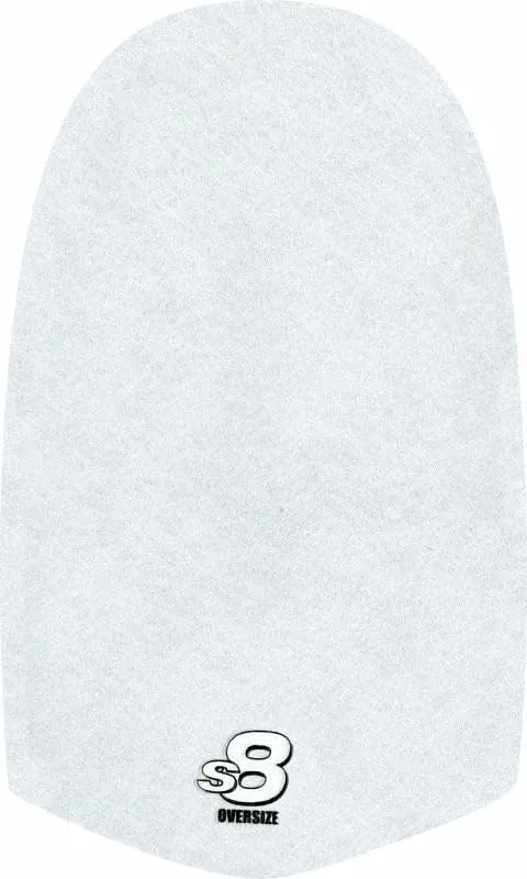 Dexter S8 White Microfiber Comfort Plus Slide Sole, Brown/A, One Size- Cut to Fit