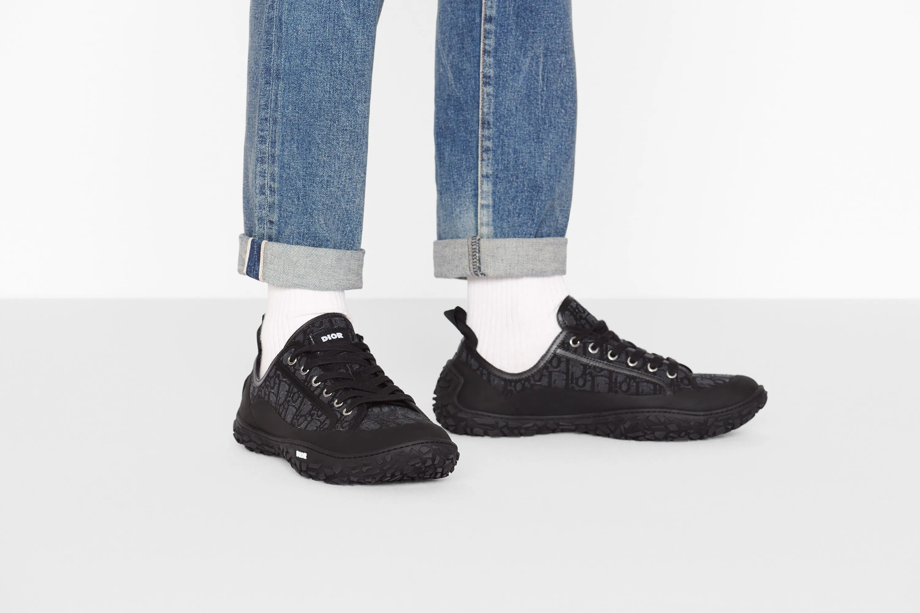 Diorizon Derby Shoe • Black Dior Oblique Jacquard and Rubber