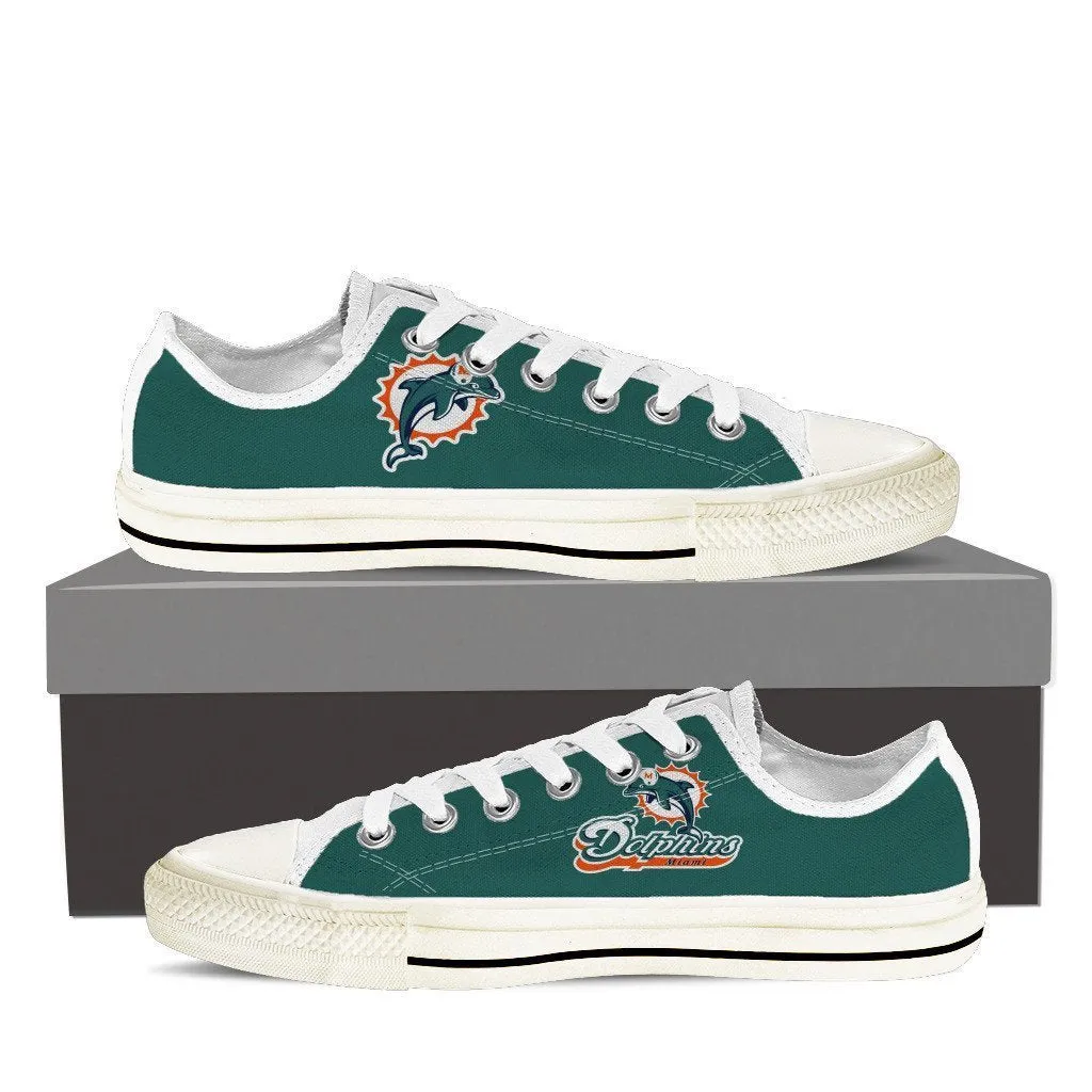 dolphins  ladies low cut sneakers