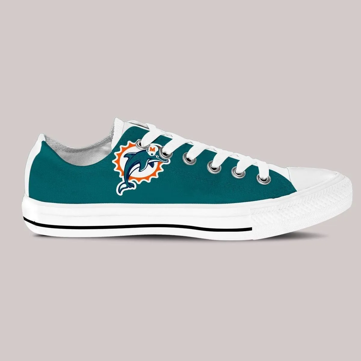 dolphins  ladies low cut sneakers
