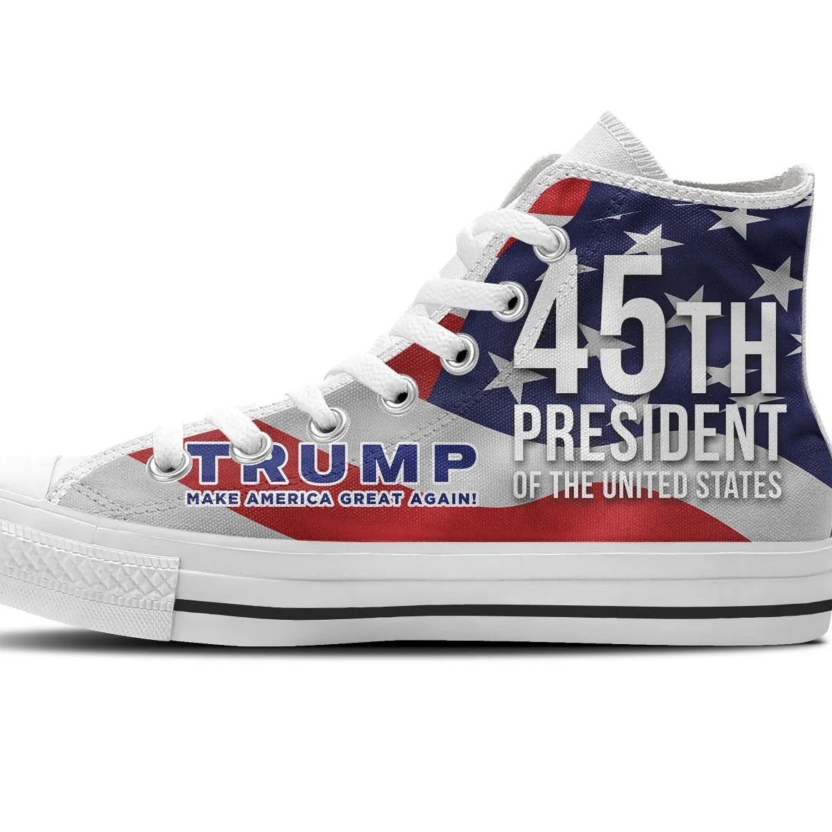 donald trump 45th president mens high top sneakers