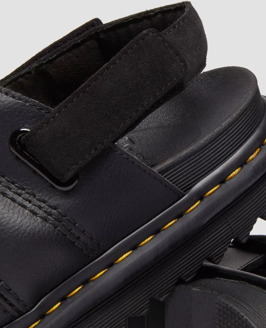 Dr. Martens Kole Leather Black Sandals