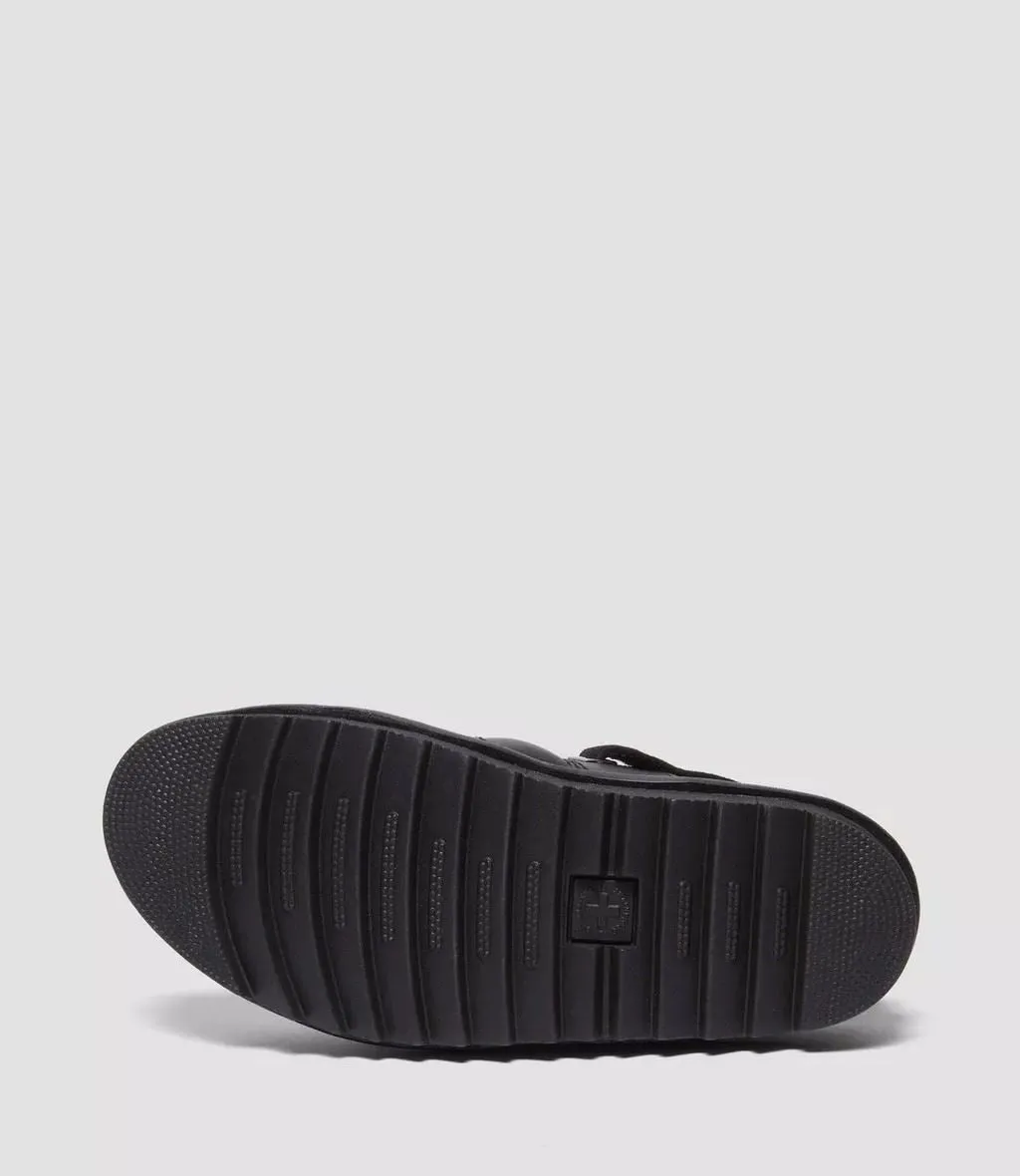 Dr. Martens Kole Leather Black Sandals