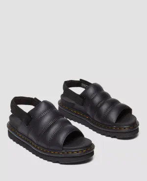 Dr. Martens Kole Leather Black Sandals