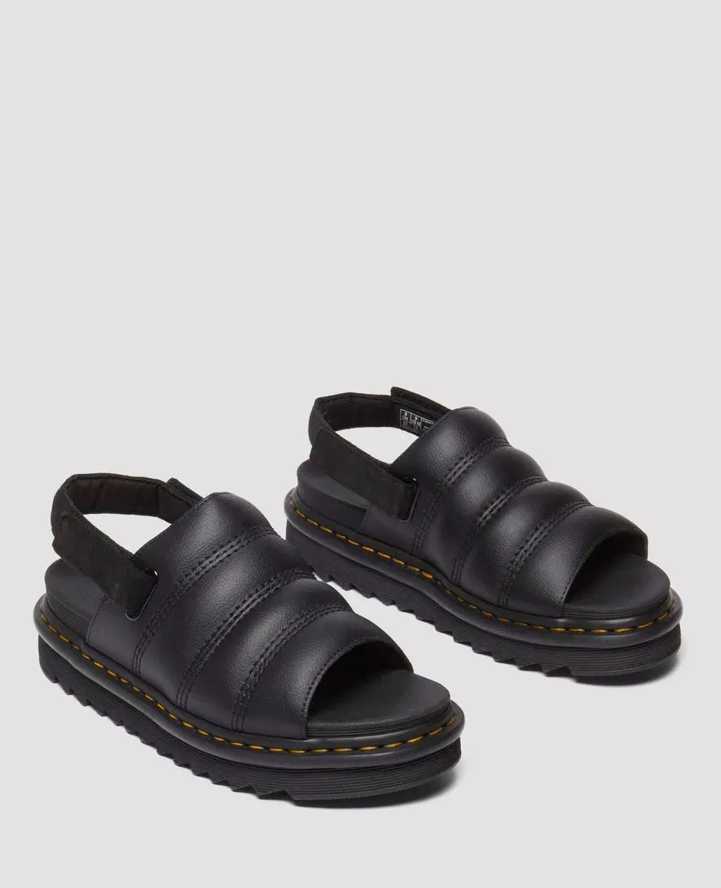 Dr. Martens Kole Leather Black Sandals