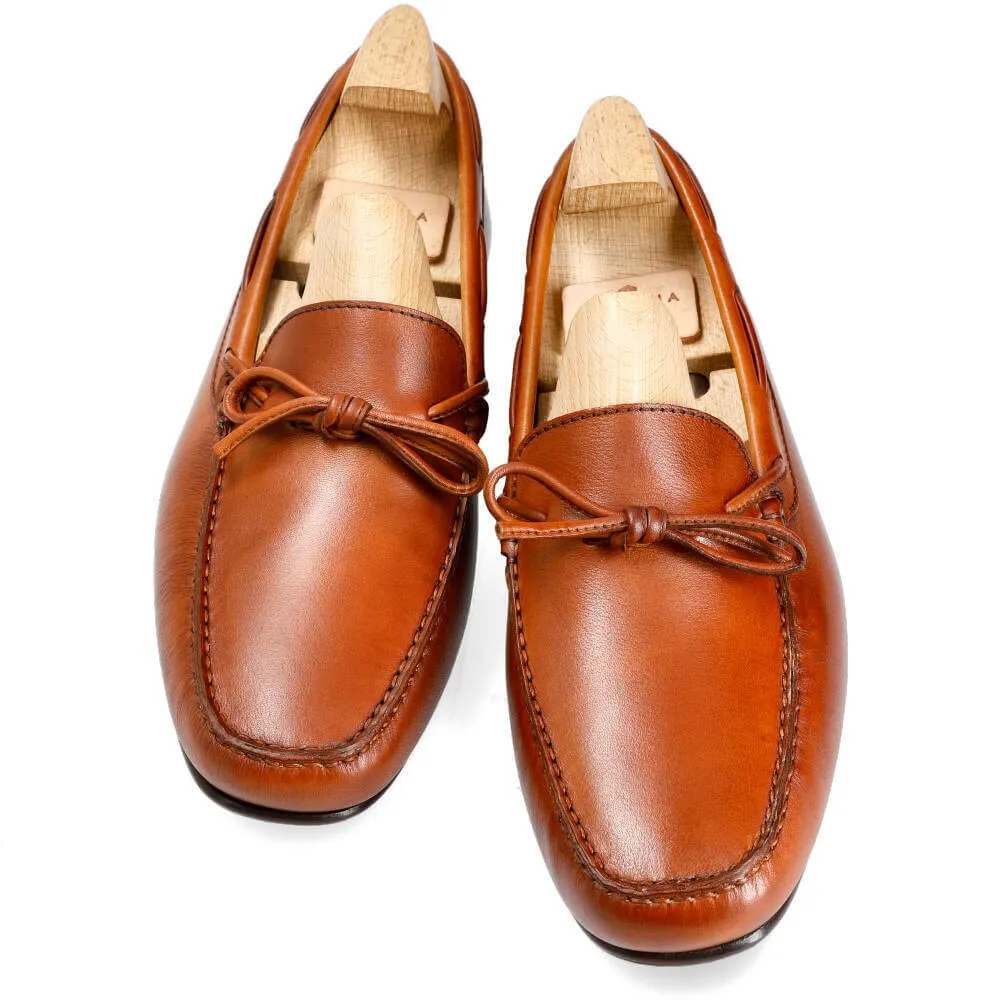 Driving Loafer Men's Shoes (Brown)