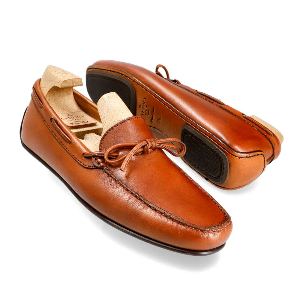 Driving Loafer Men's Shoes (Brown)