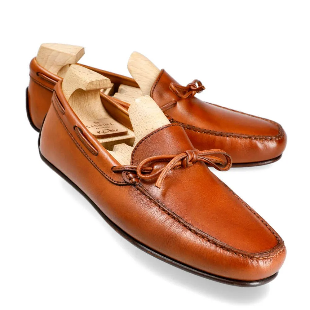 Driving Loafer Men's Shoes (Brown)