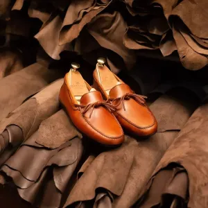 Driving Loafer Men's Shoes (Brown)