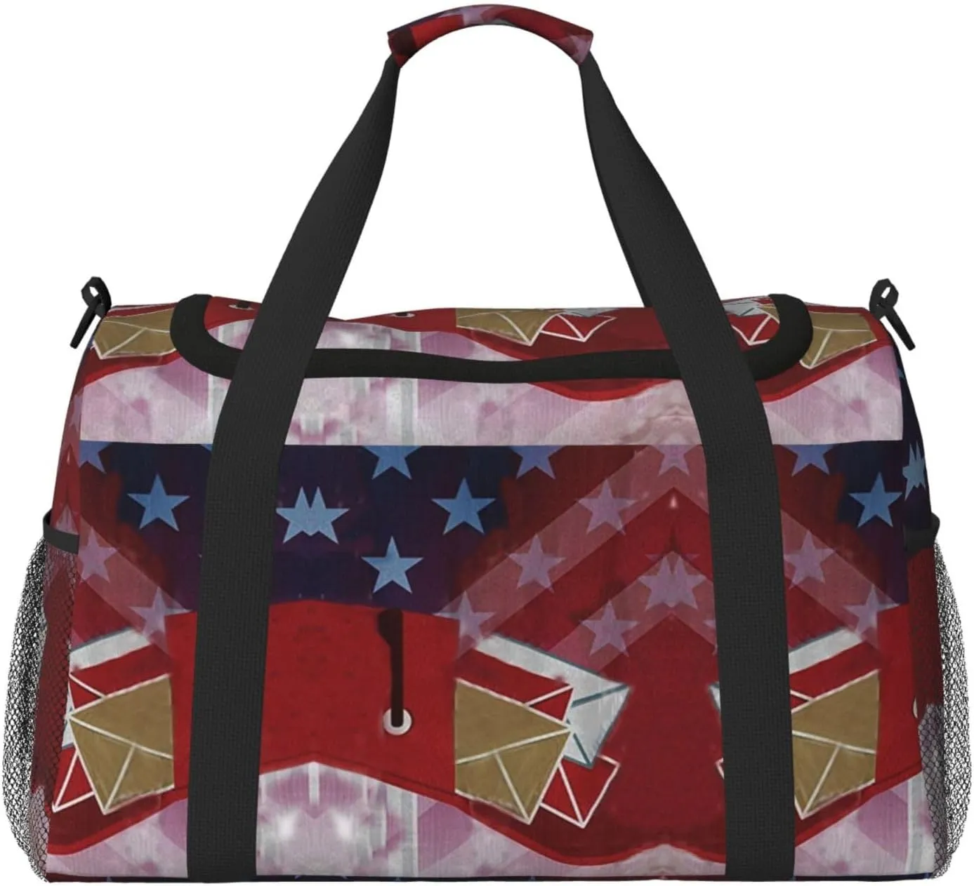 Duffle Bag Postal Worker Us Flag Travel Duffel Bag Weekender Bag For Men Womentravel Sports Gym