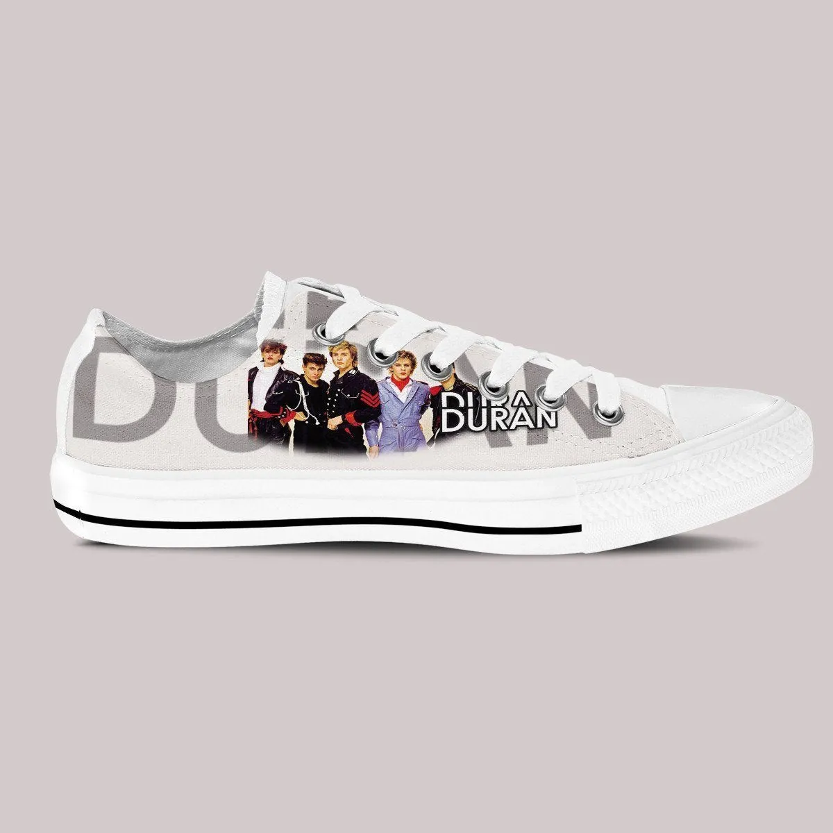 duran duran ladies low cut sneakers