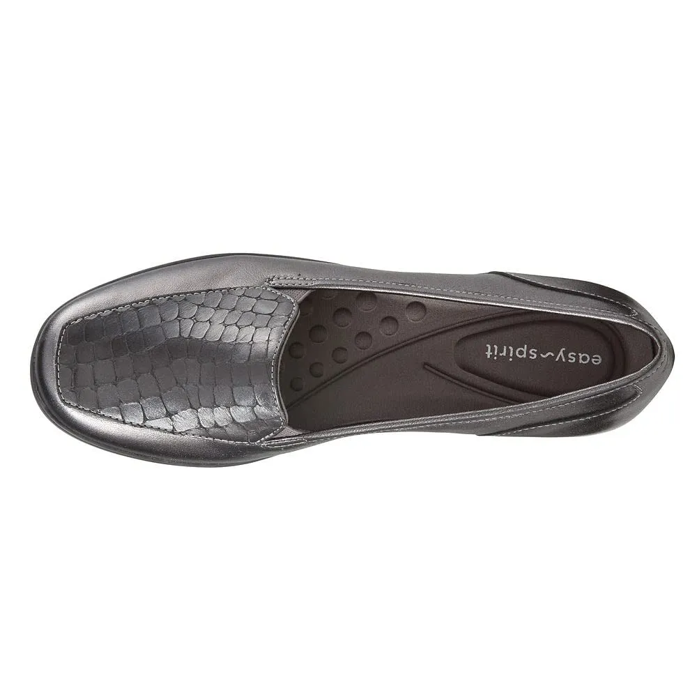Easy Spirit Women's Devitt 10 Loafer, Pewter, 6.5
