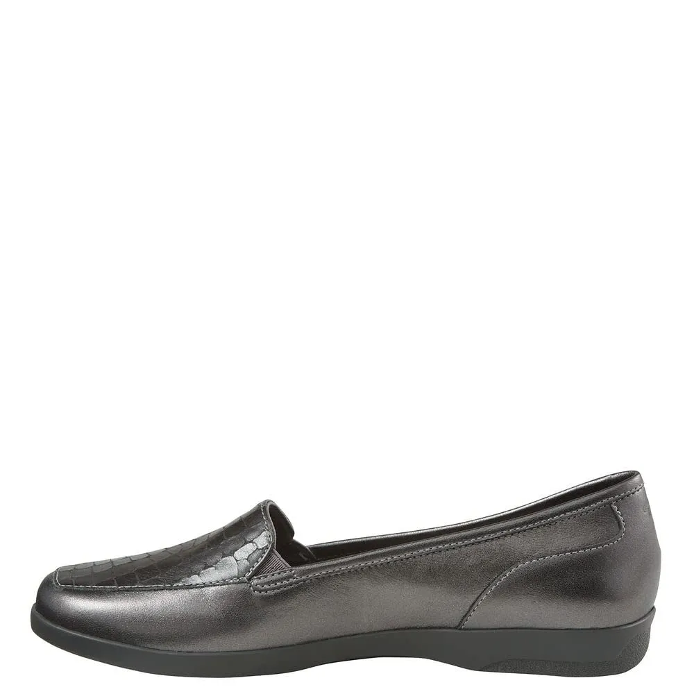 Easy Spirit Women's Devitt 10 Loafer, Pewter, 6.5