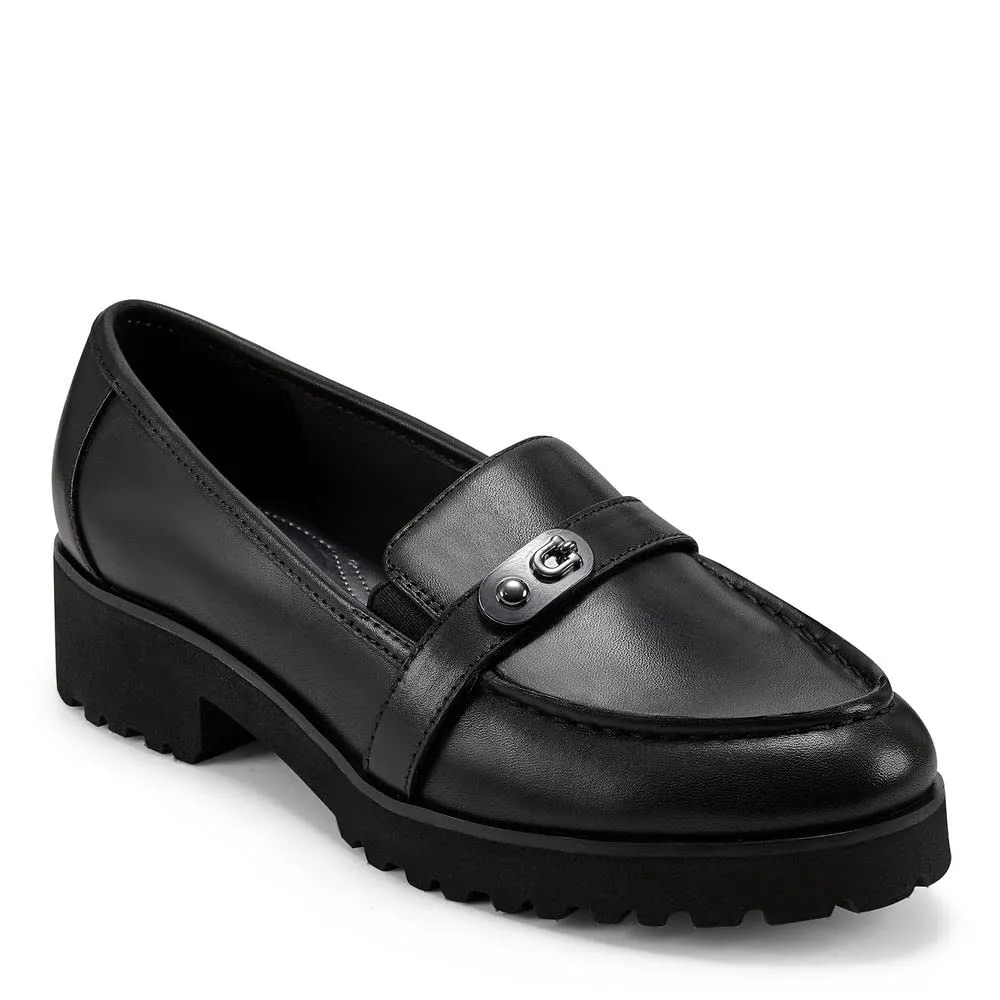 Easy Spirit Women's Wendy Loafer, Black 1, 8 Wide