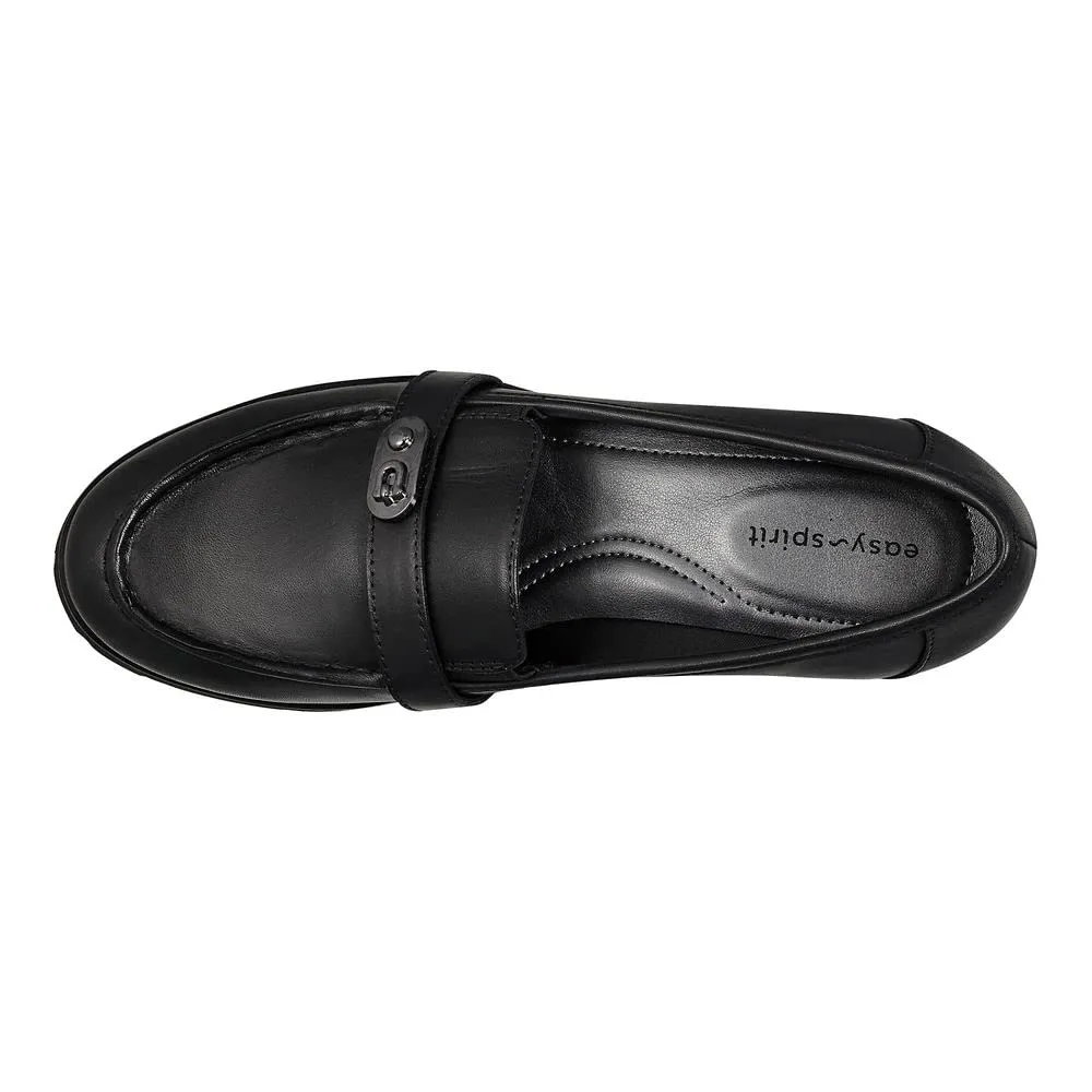 Easy Spirit Women's Wendy Loafer, Black 1, 8 Wide