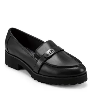 Easy Spirit Women's Wendy Loafer, Black 1, 8 Wide