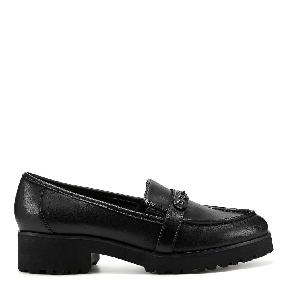 Easy Spirit Women's Wendy Loafer, Black 1, 8 Wide