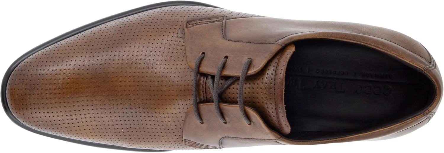 ECCO Men's Citytray Perforated Toe Oxford