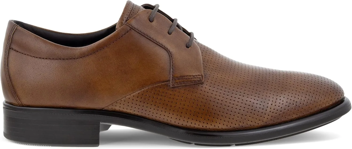 ECCO Men's Citytray Perforated Toe Oxford