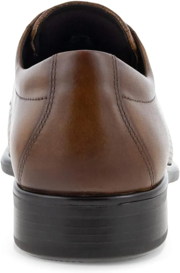 ECCO Men's Citytray Perforated Toe Oxford