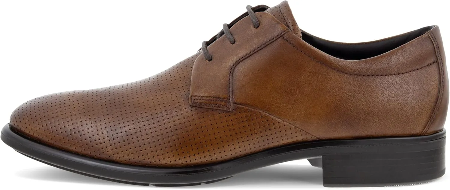 ECCO Men's Citytray Perforated Toe Oxford
