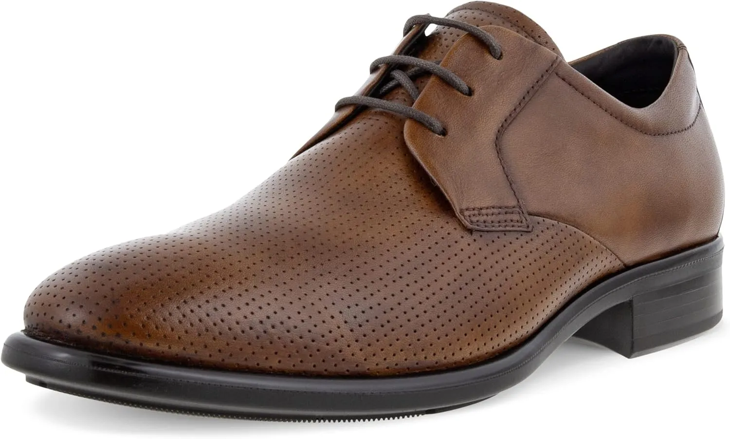ECCO Men's Citytray Perforated Toe Oxford