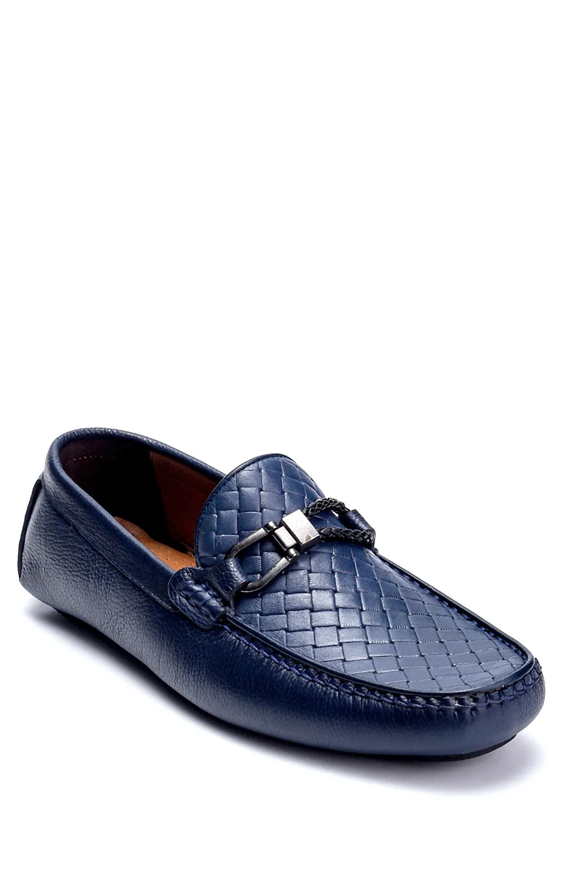 Erkek Deri Baskılı Loafer