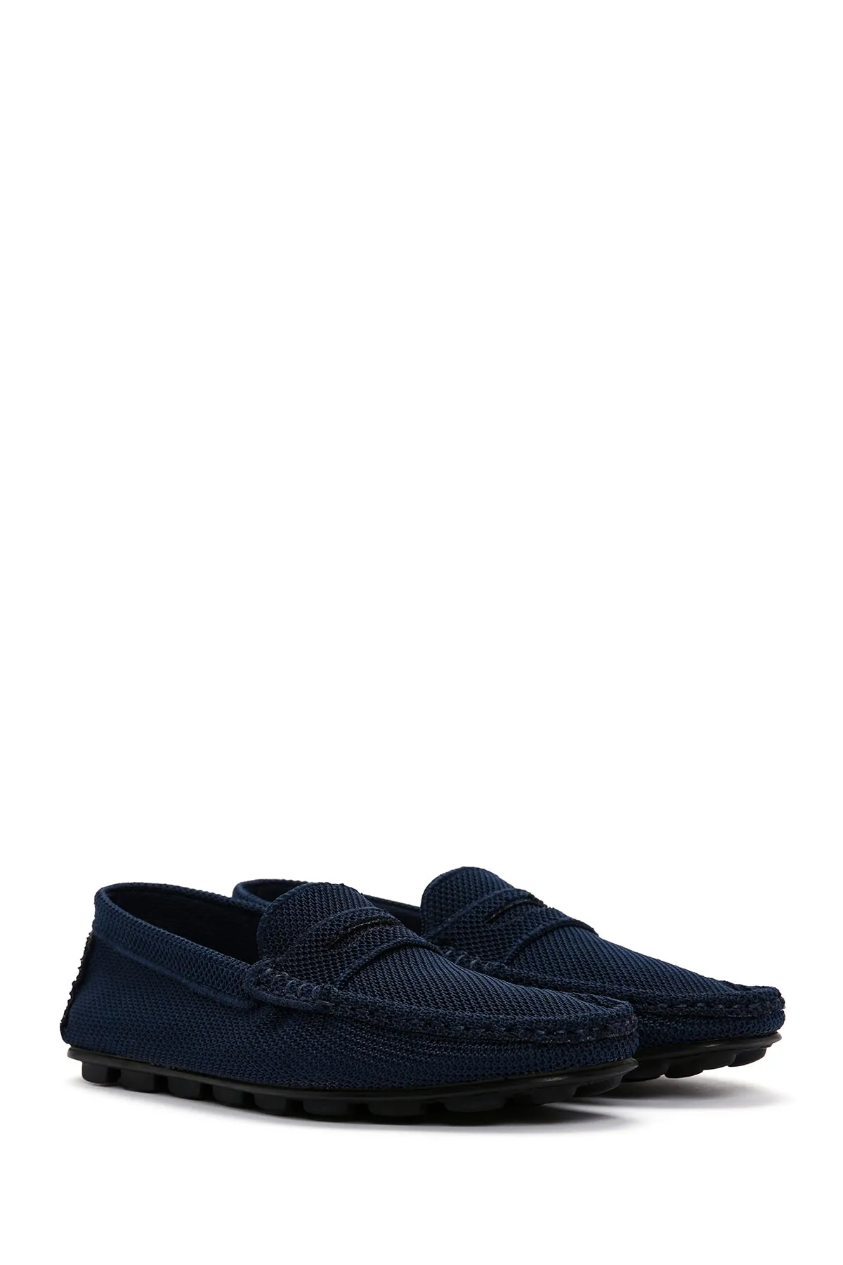 Erkek Lacivert Kumaş Loafer