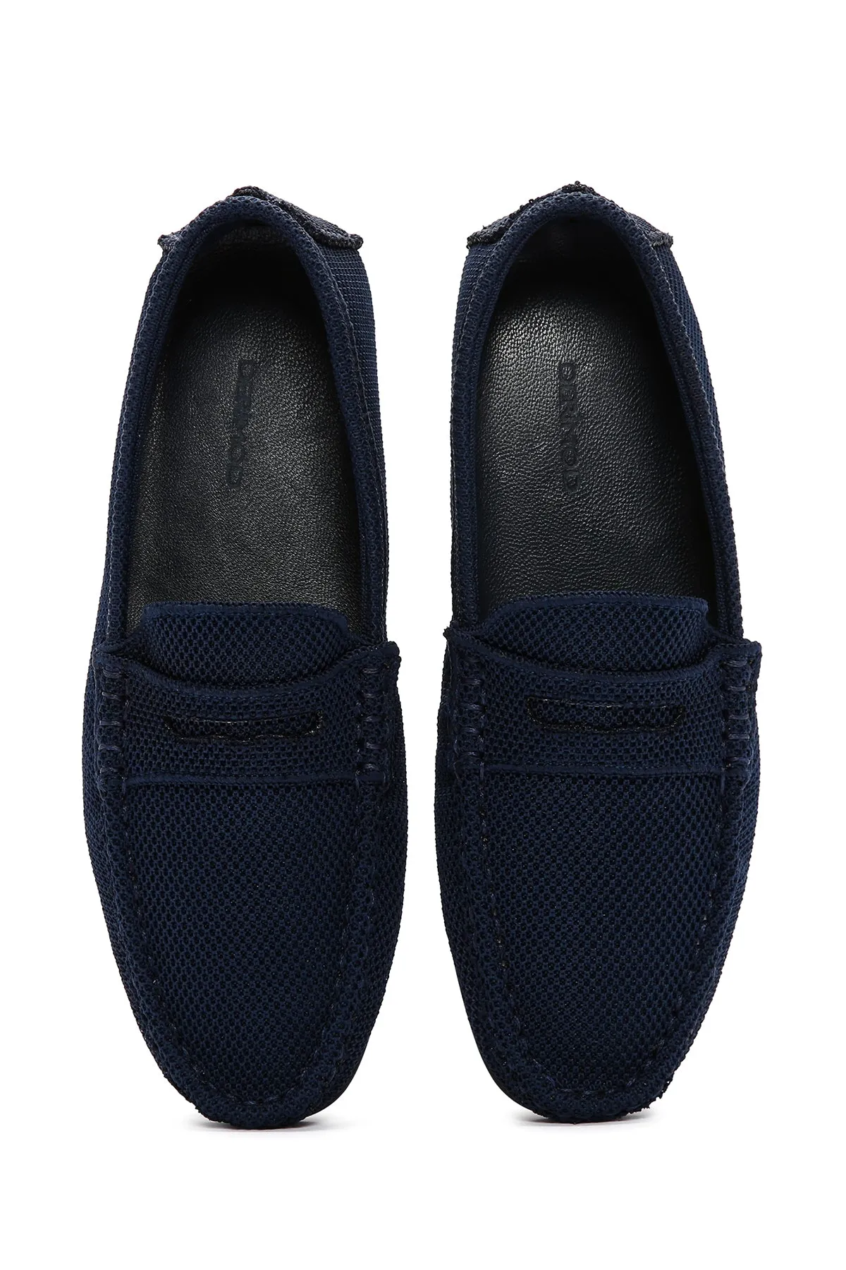 Erkek Lacivert Kumaş Loafer
