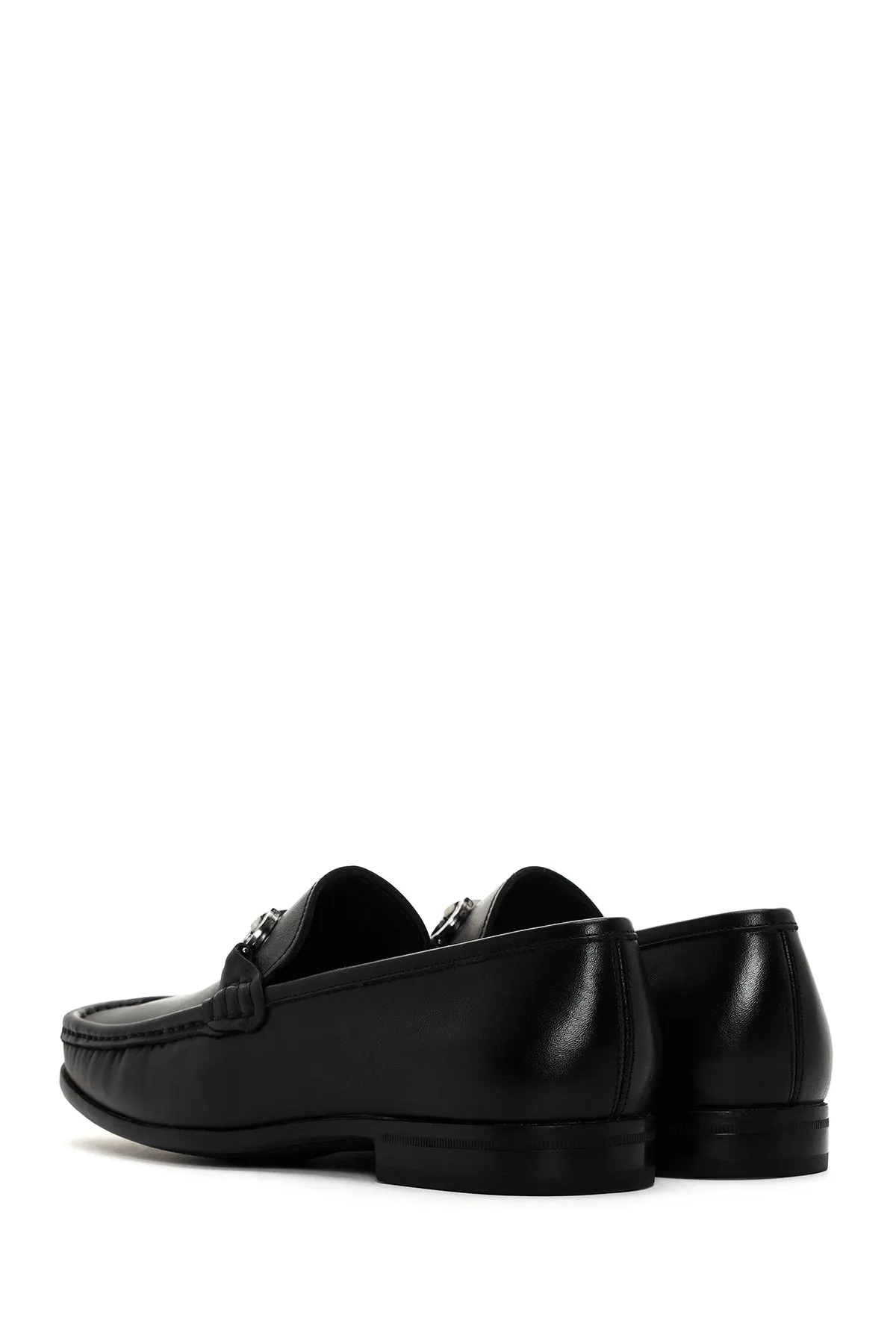 Erkek Siyah Deri Casual Loafer