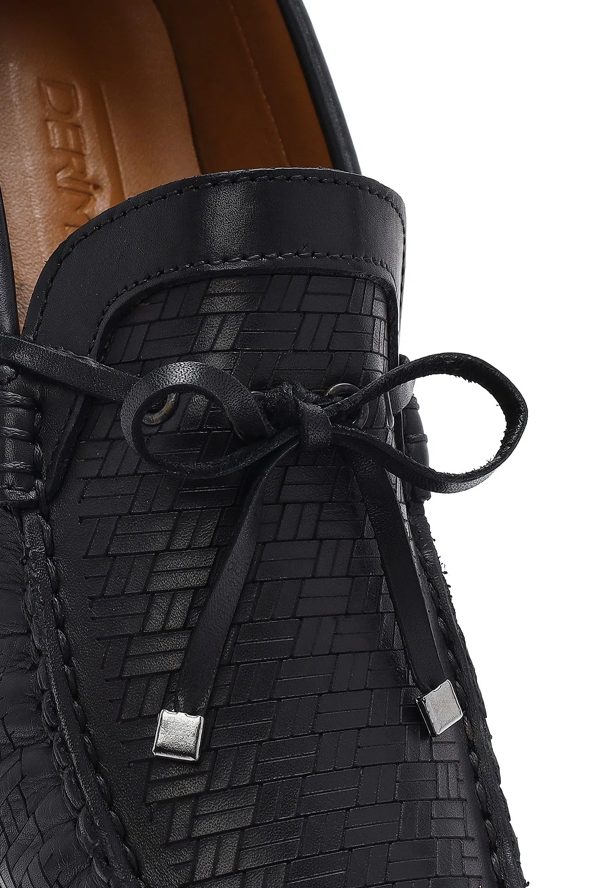 Erkek Siyah Deri Casual Loafer
