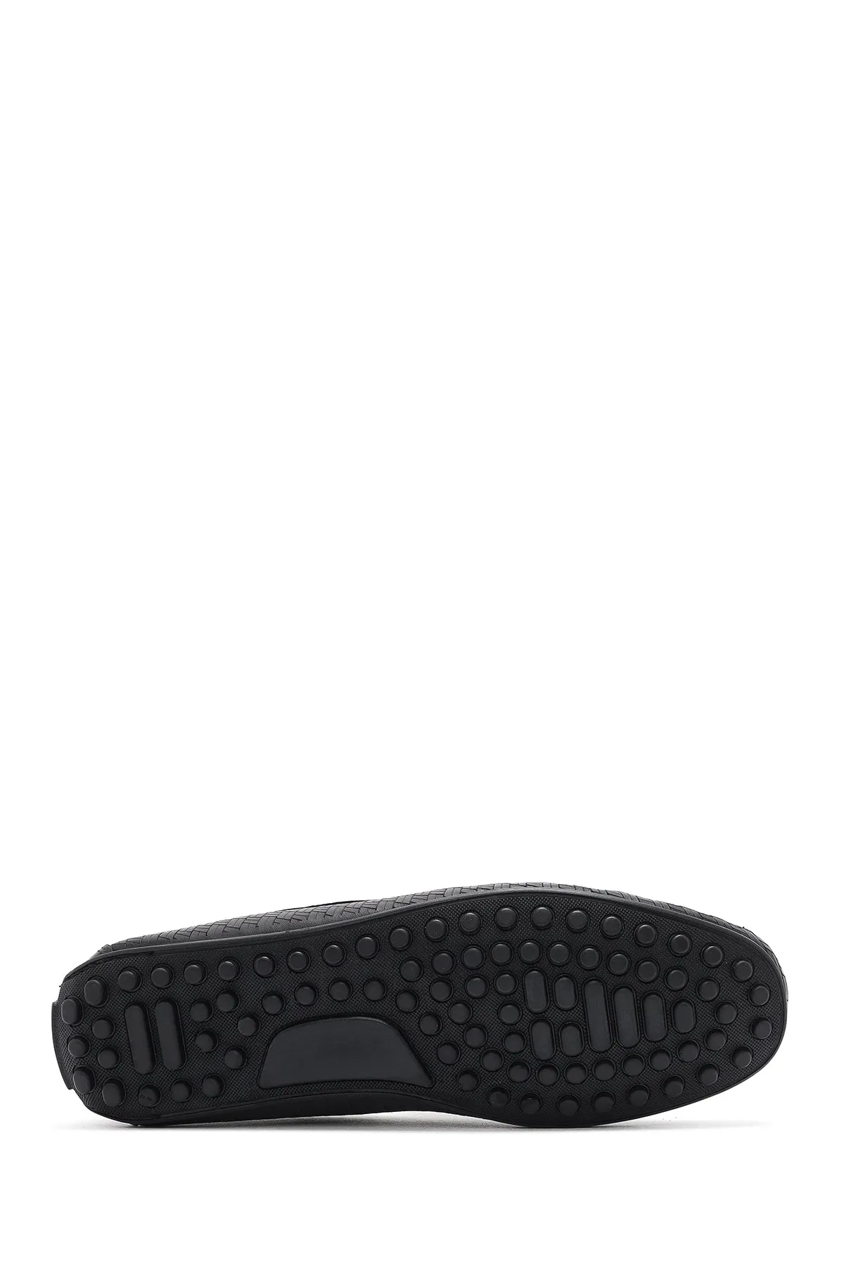 Erkek Siyah Deri Casual Loafer