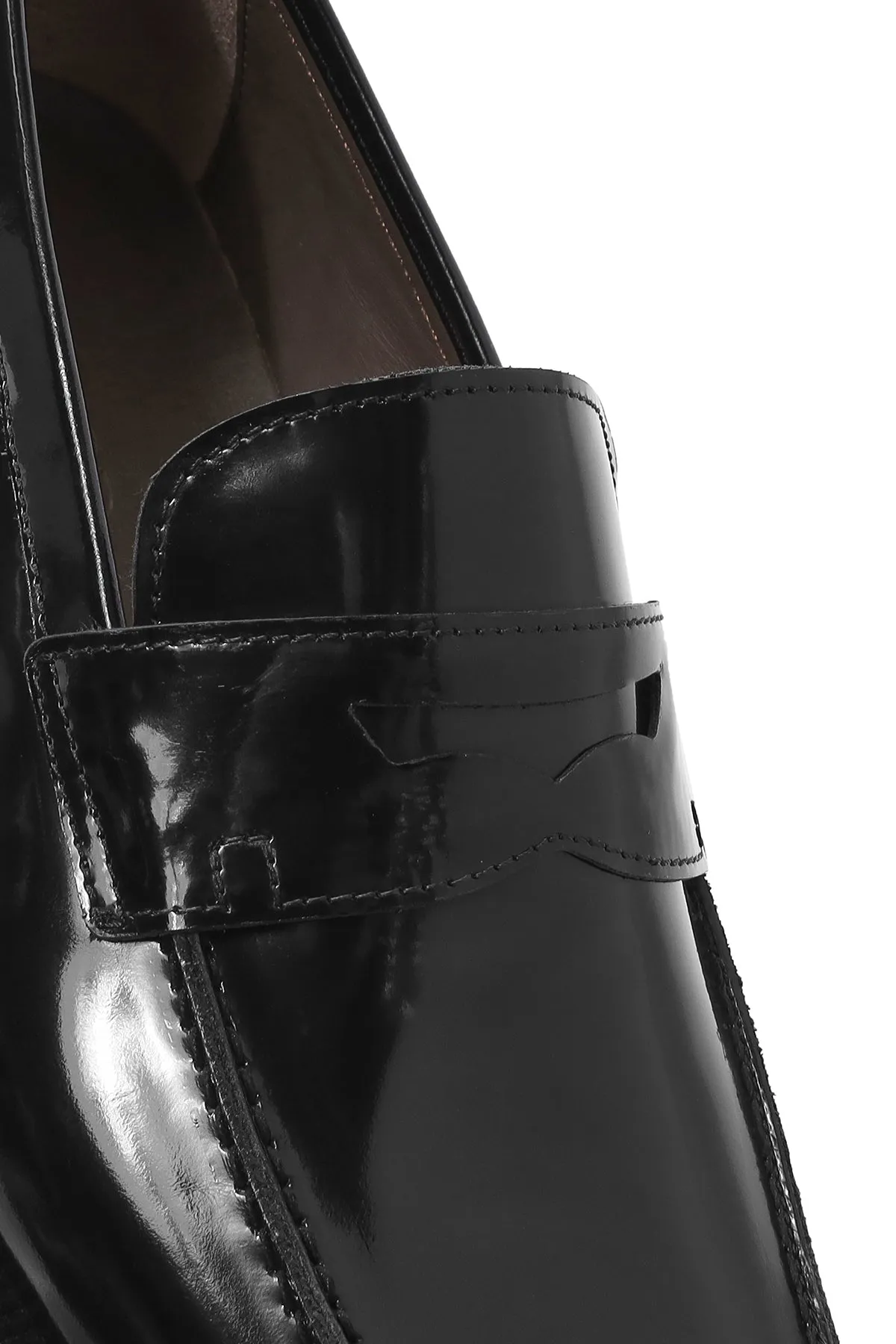 Erkek Siyah Deri Klasik Loafer