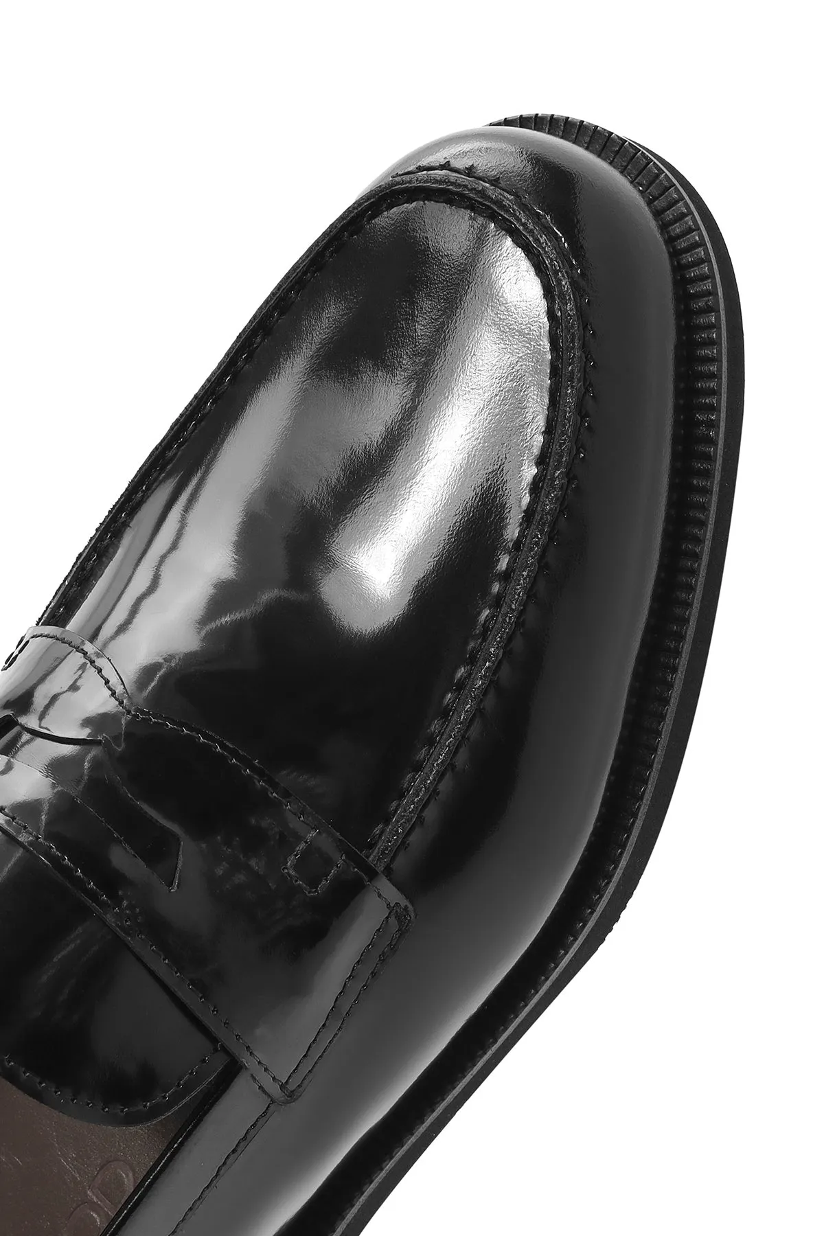 Erkek Siyah Deri Klasik Loafer