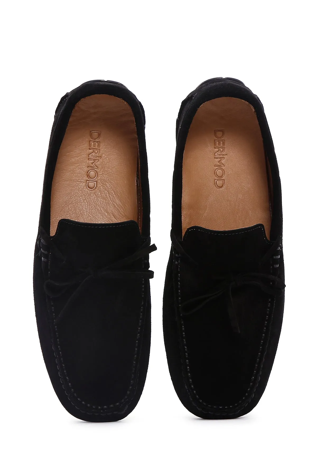 Erkek Siyah Deri Loafer