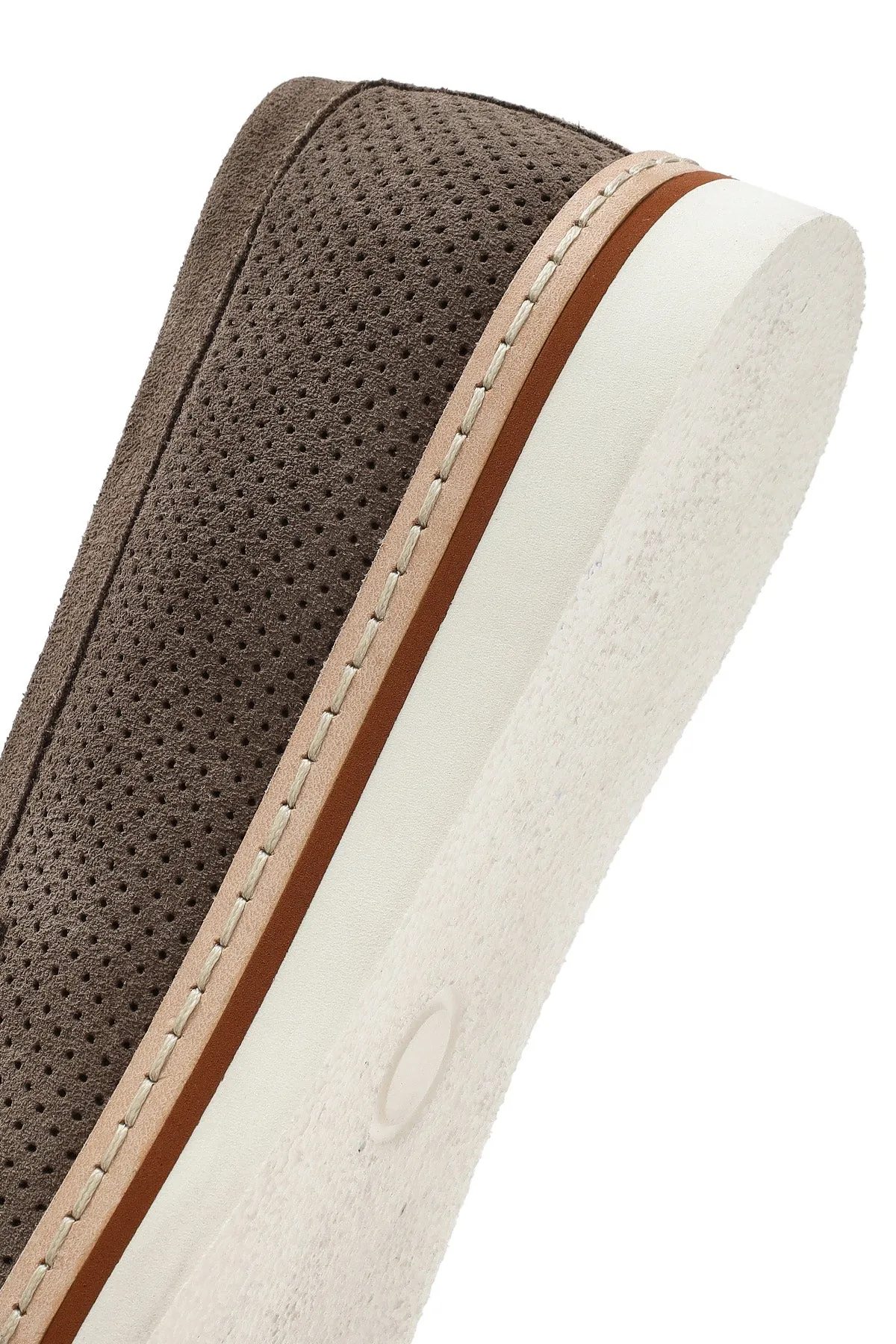 Erkek Vizon Süet Deri Casual Loafer
