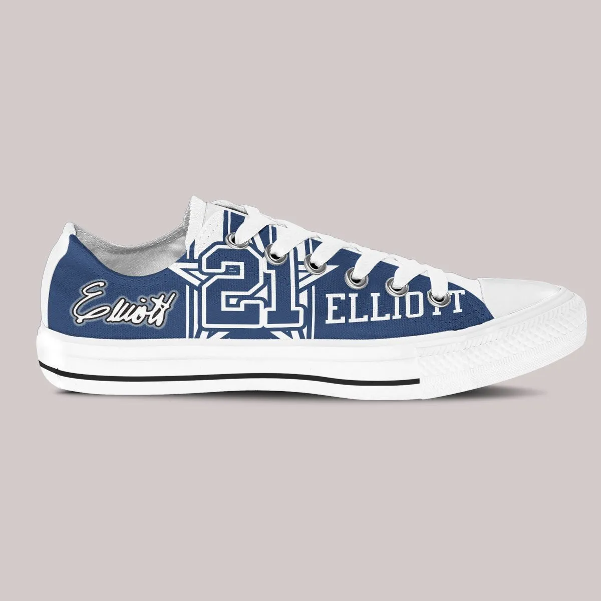 ezekiel elliott mens low cut sneakers cut