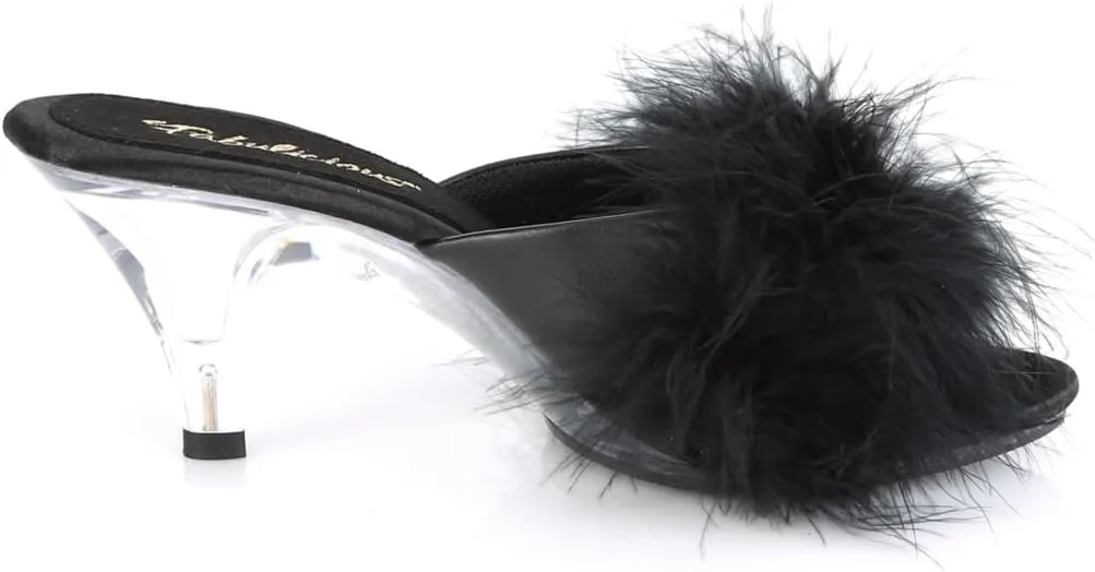 Fabulicious Women's Belle-301F Marabou Slipper